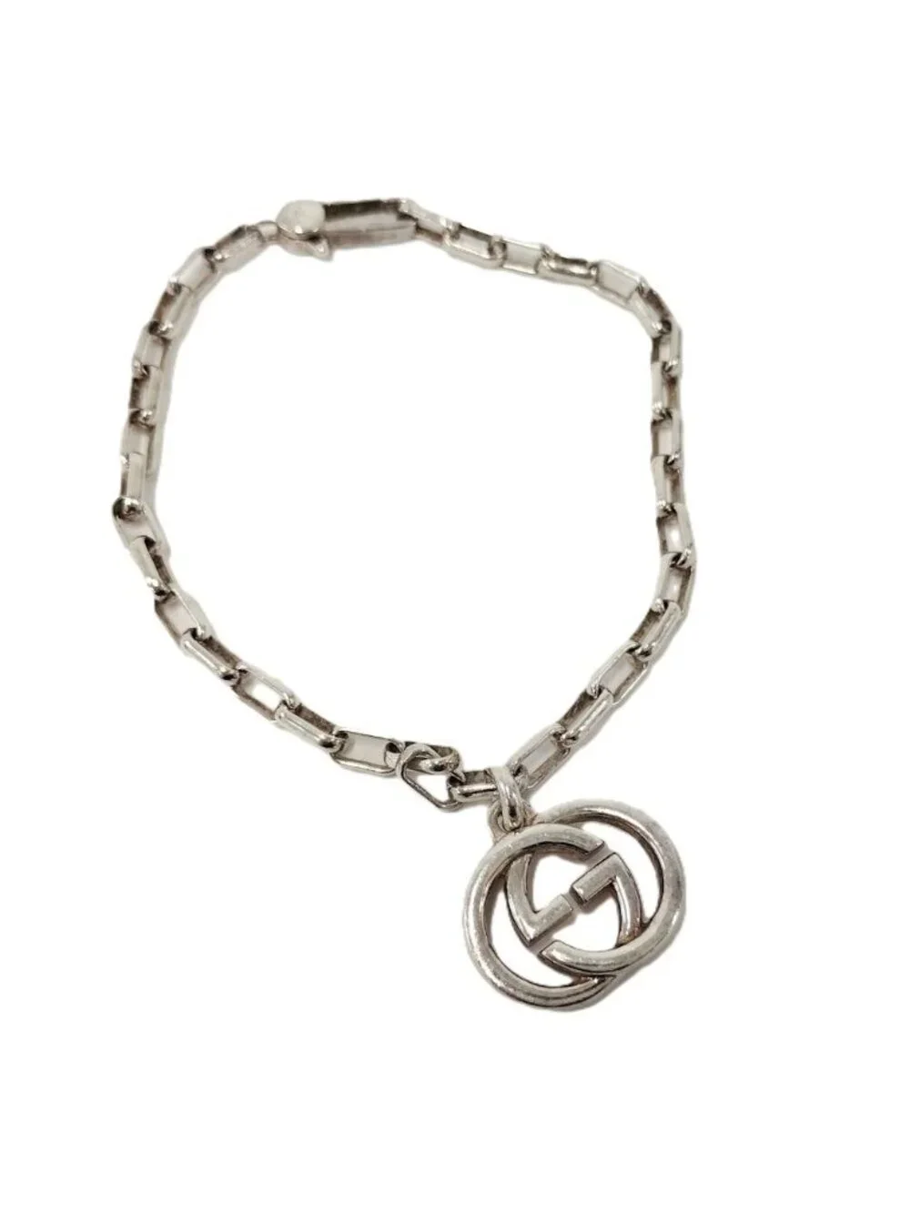 Gucci Interlocking Bracelet Silver